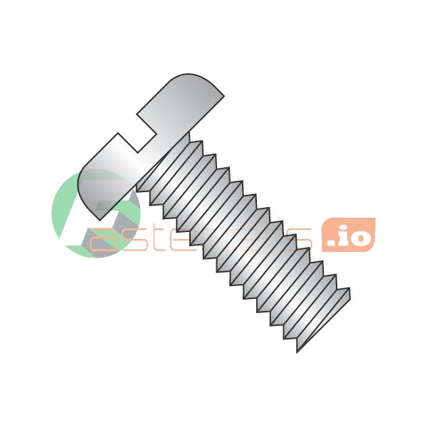 Newport Fasteners #10-32 x 7/8 in Slotted Pan Machine Screw, Plain 18-8 Stainless Steel, 2000 PK 680081 - main